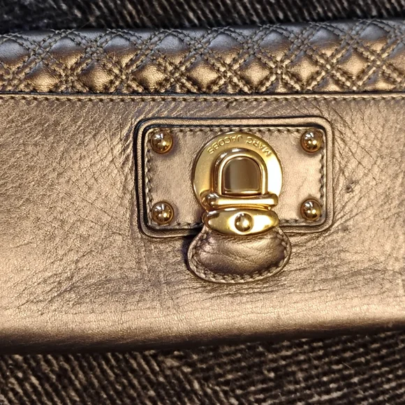 Marc Jacobs Gray Leather Bag - Picture 2 of 5